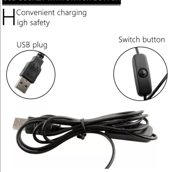 Uber led sign with usb connector in blue color - Picture 6 of 6